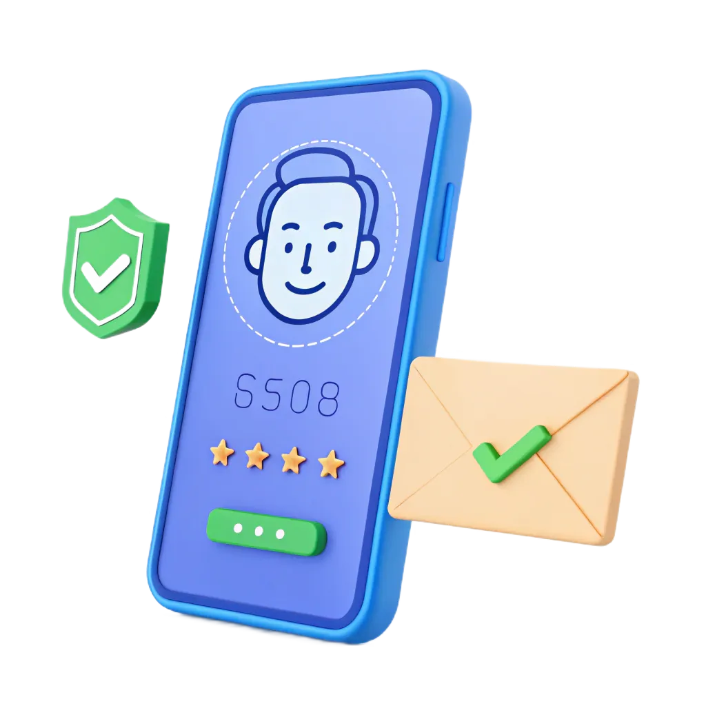 Step-up verification on a phone